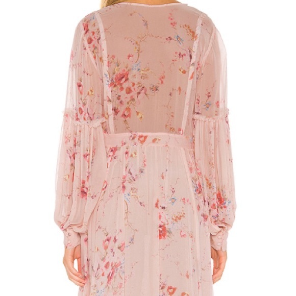 Leah Silk Dress LoveShackFancy - Picture 4 of 6